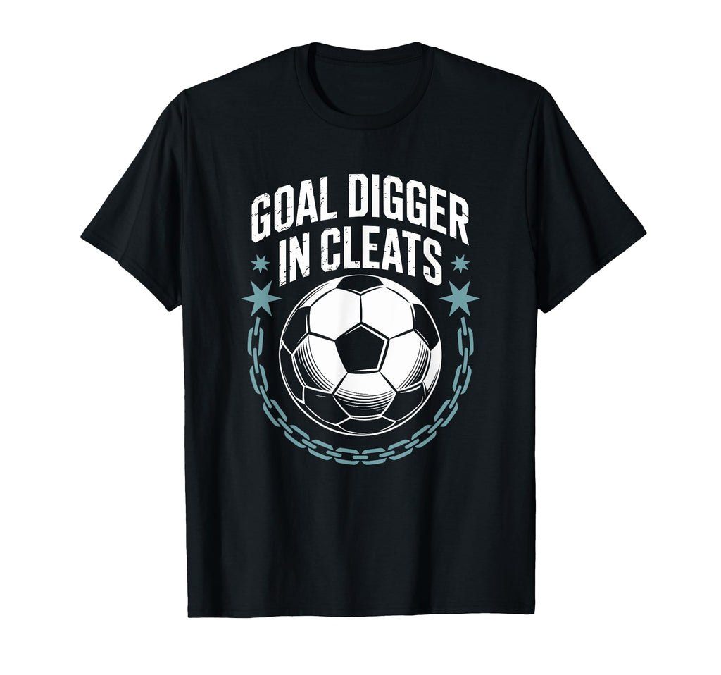 Soccer Lover Quotes Coachand And Goal T-Shirt - Novelty Apparel for Adults
