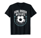 Soccer Lover Quotes Coachand And Goal T-Shirt - Novelty Apparel for Adults