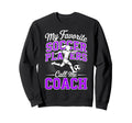 Soccer Coach My Favorite Soccer Sweatshirt - Novelty Apparel for Adults
