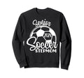Senior Soccer Stepmom 2024 Class Sweatshirt - Custom Art Print for Adults
