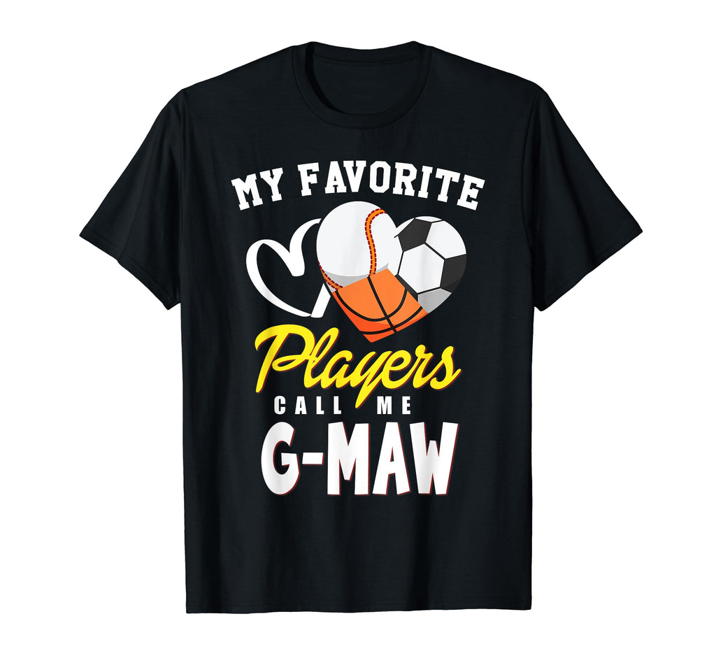 My Favorite Players Baseball Soccer T-Shirt - Fun Novelty Design Unisex