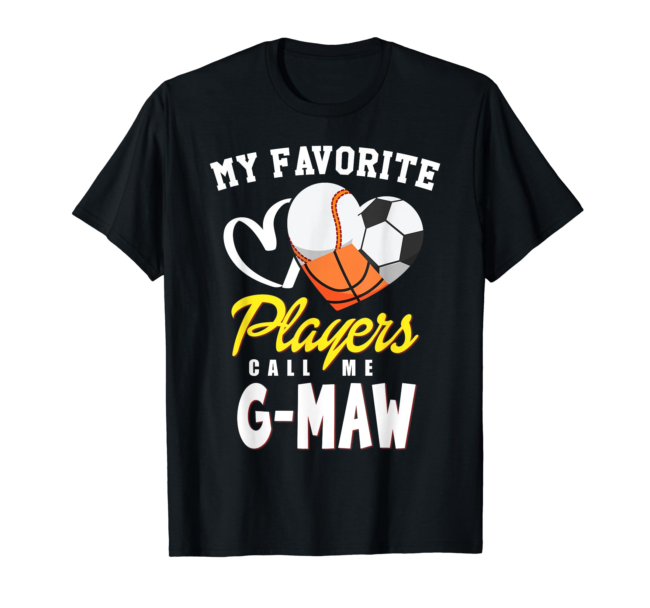 My Favorite Players Baseball Soccer T-Shirt - Fun Novelty Design Unisex