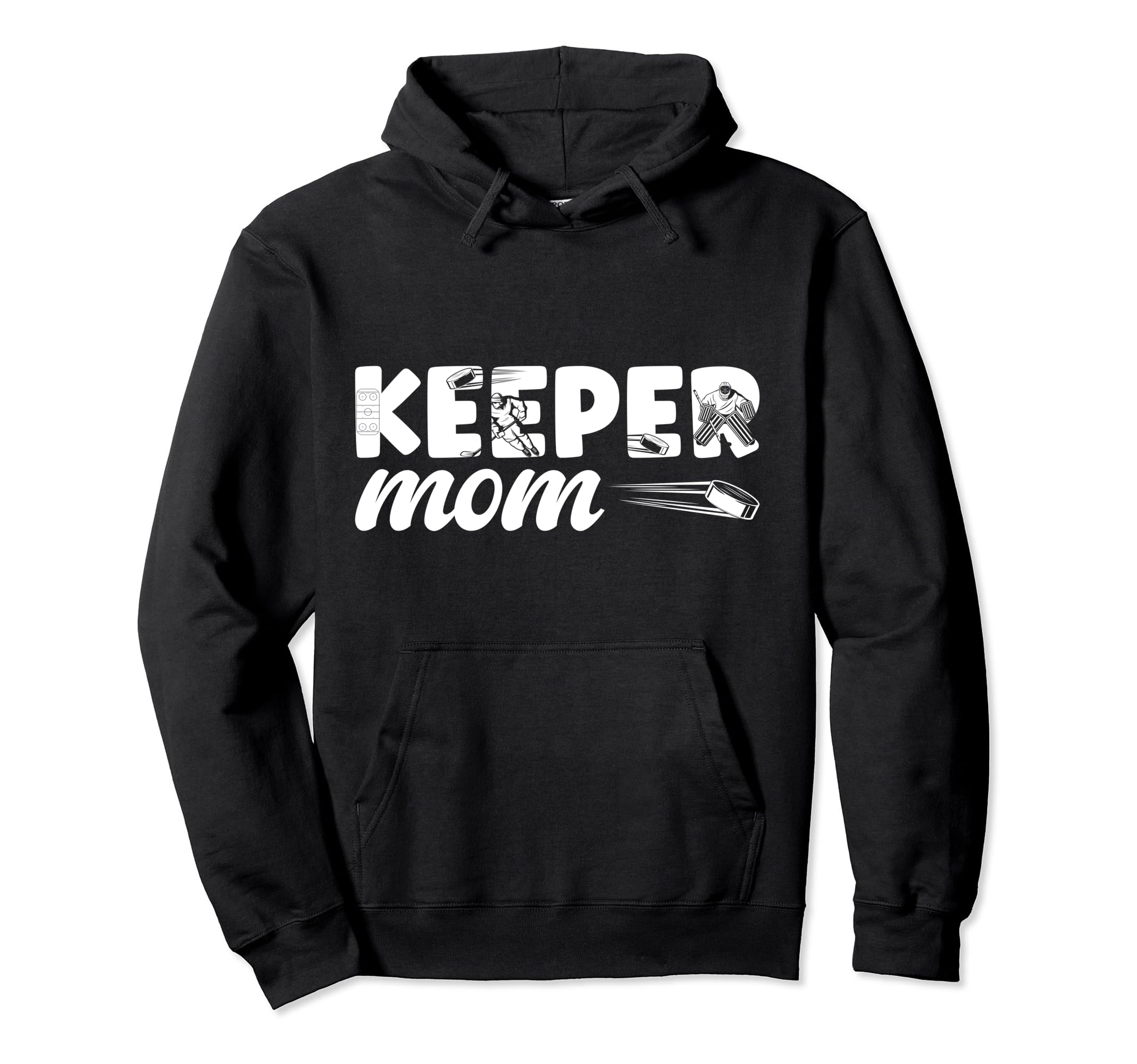 Ice Hockey Goalkeeper Mom Hockey Hoodie - Casual Everyday Wear Men Women