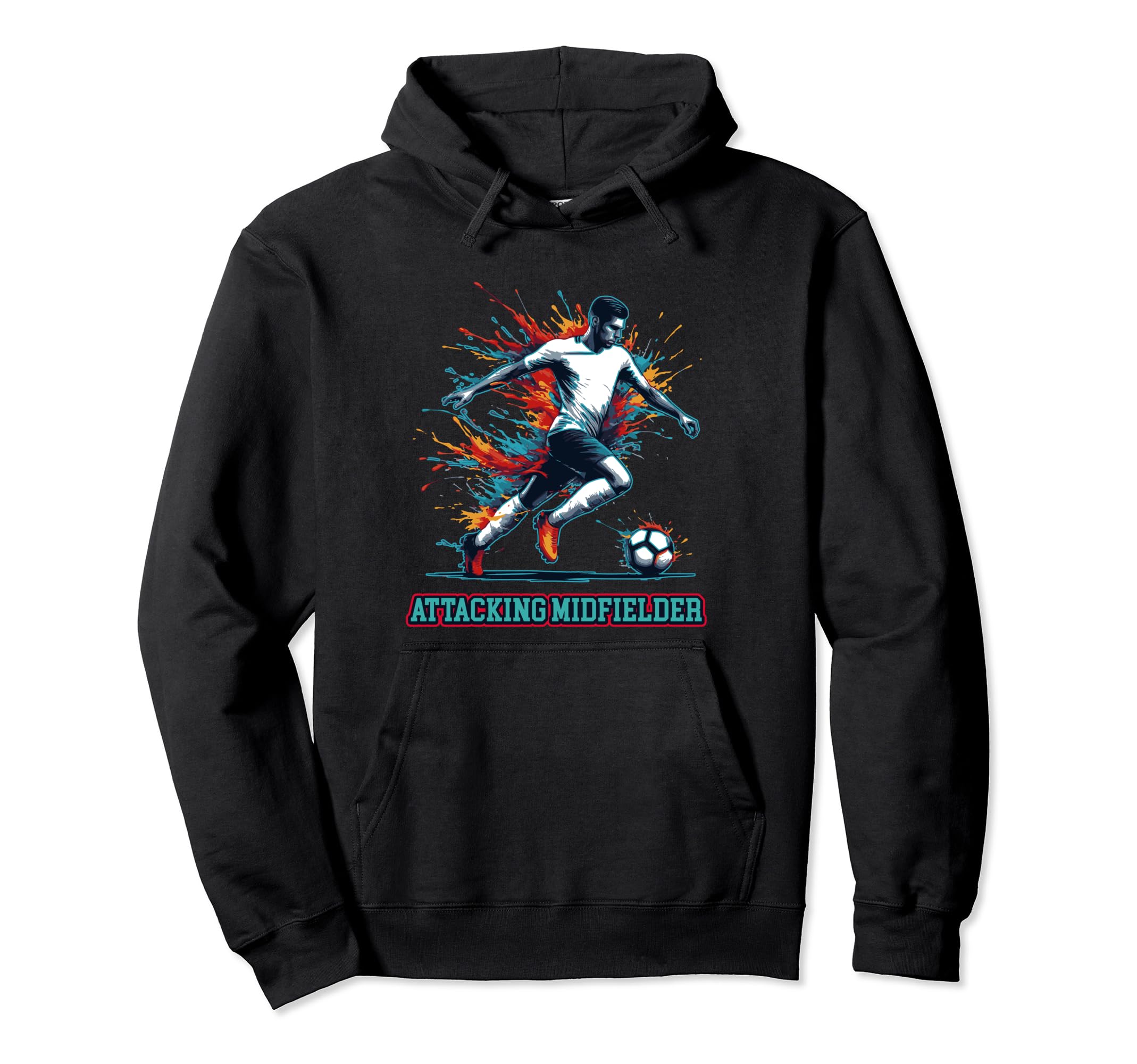 Soccer Attacking Midfielder Hoodie - Casual Everyday Wear for Adults