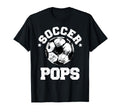 Soccer Pops Soccer Ball Distressed T-Shirt - Fun Novelty Design Men Women