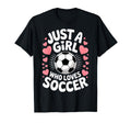 Just Who Loves Soccer Football Player T-Shirt - Trendy Graphic for Adults