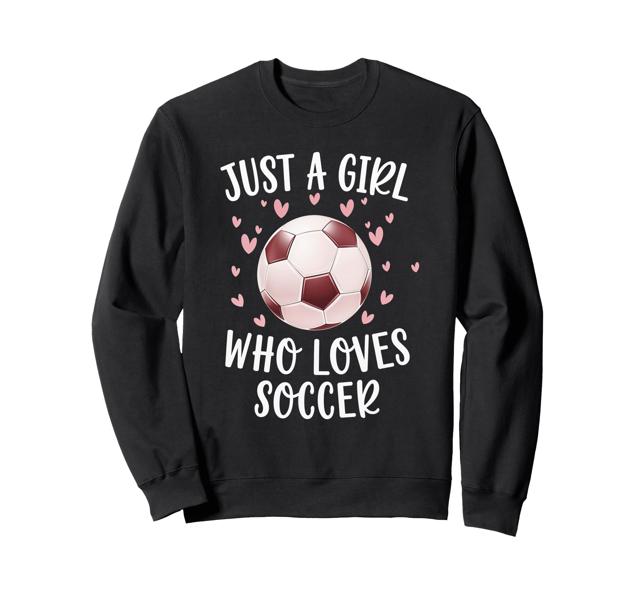 Just Who Loves Soccer Soccer Soccer Sweatshirt - Trendy Graphic Unisex