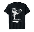 Kawaii Pug Soccer Skills Loading Dog T-Shirt - Custom Art Print for Adults