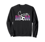 Soccer Mom Mother Soccer Player Sweatshirt - Aesthetic Graphic Men Women