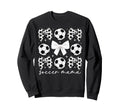 Soccer Mama Coquette Soccer Mom Sweatshirt - Fun Novelty Design Men Women