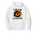 Funny Grandma Proud Soccer Lover Nana Hoodie - Minimalist Print for Adults