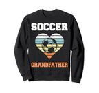 Soccer Grandfather Family Matching Sweatshirt - Graphic Print Men Women