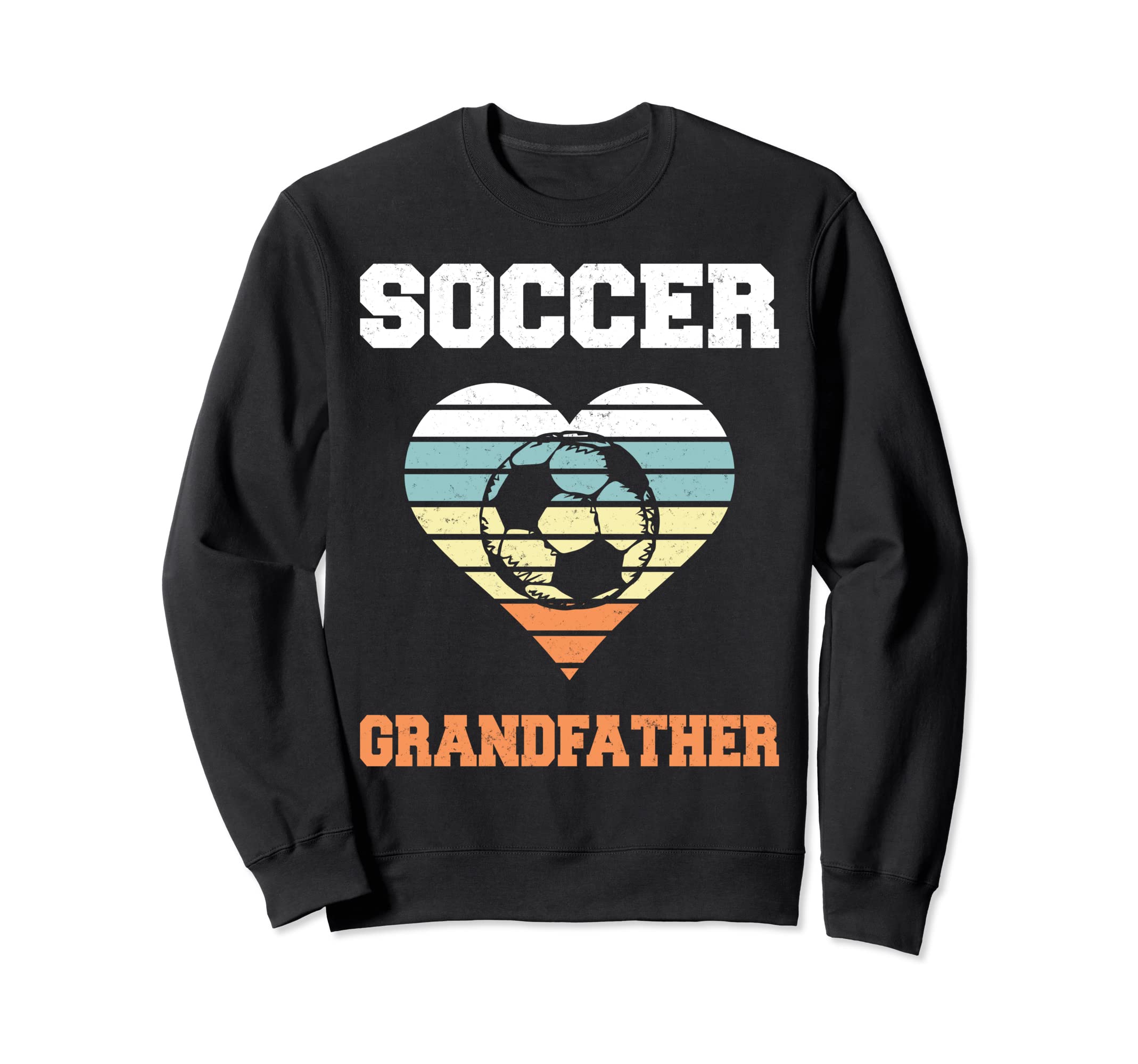 Soccer Grandfather Family Matching Sweatshirt - Graphic Print Men Women