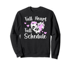 Full Heart Dance And Soccer Mom Sweatshirt - Graphic Print Men Women