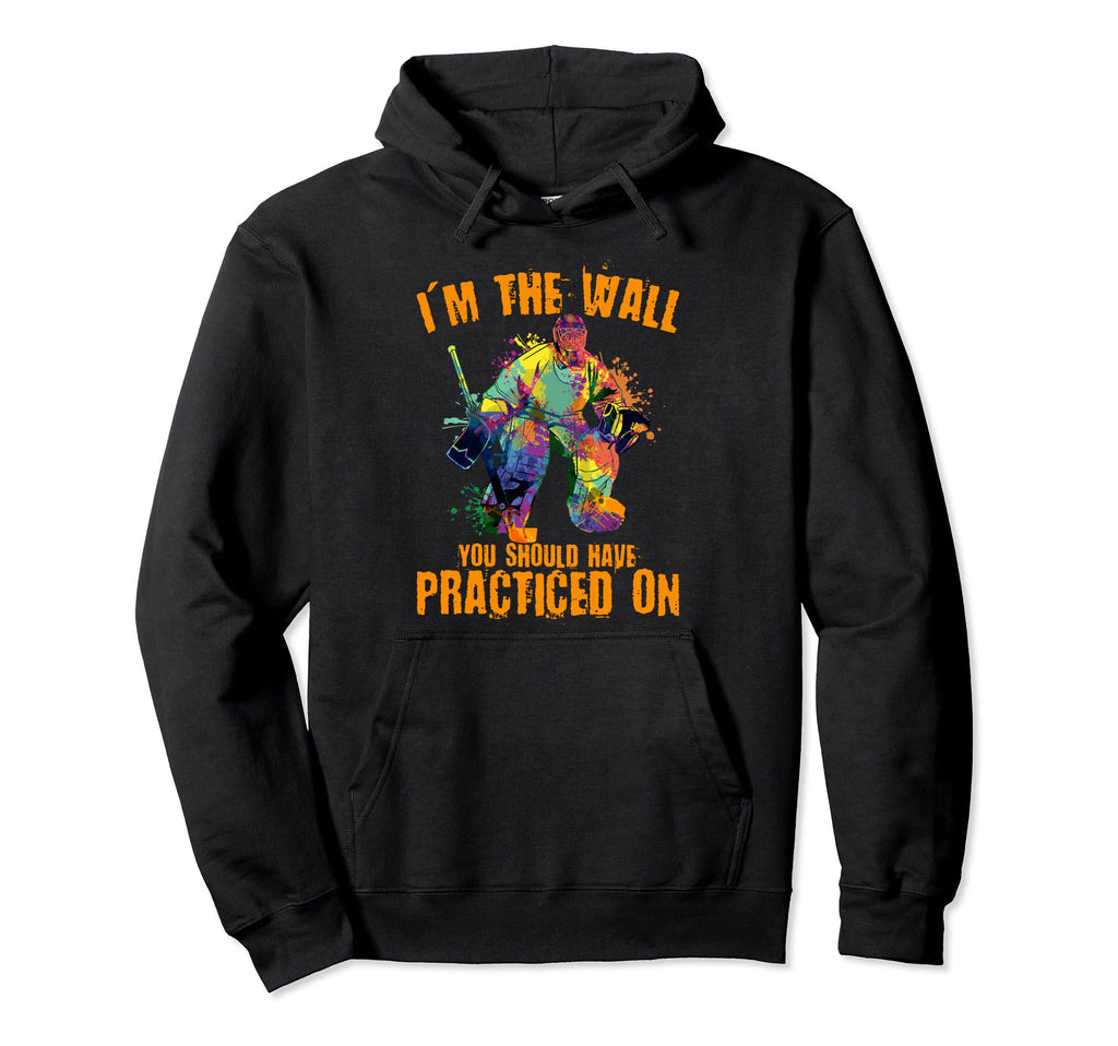 Goalie Goalkeeper Ice Hockey Player Hoodie - Fun Novelty Design Men Women