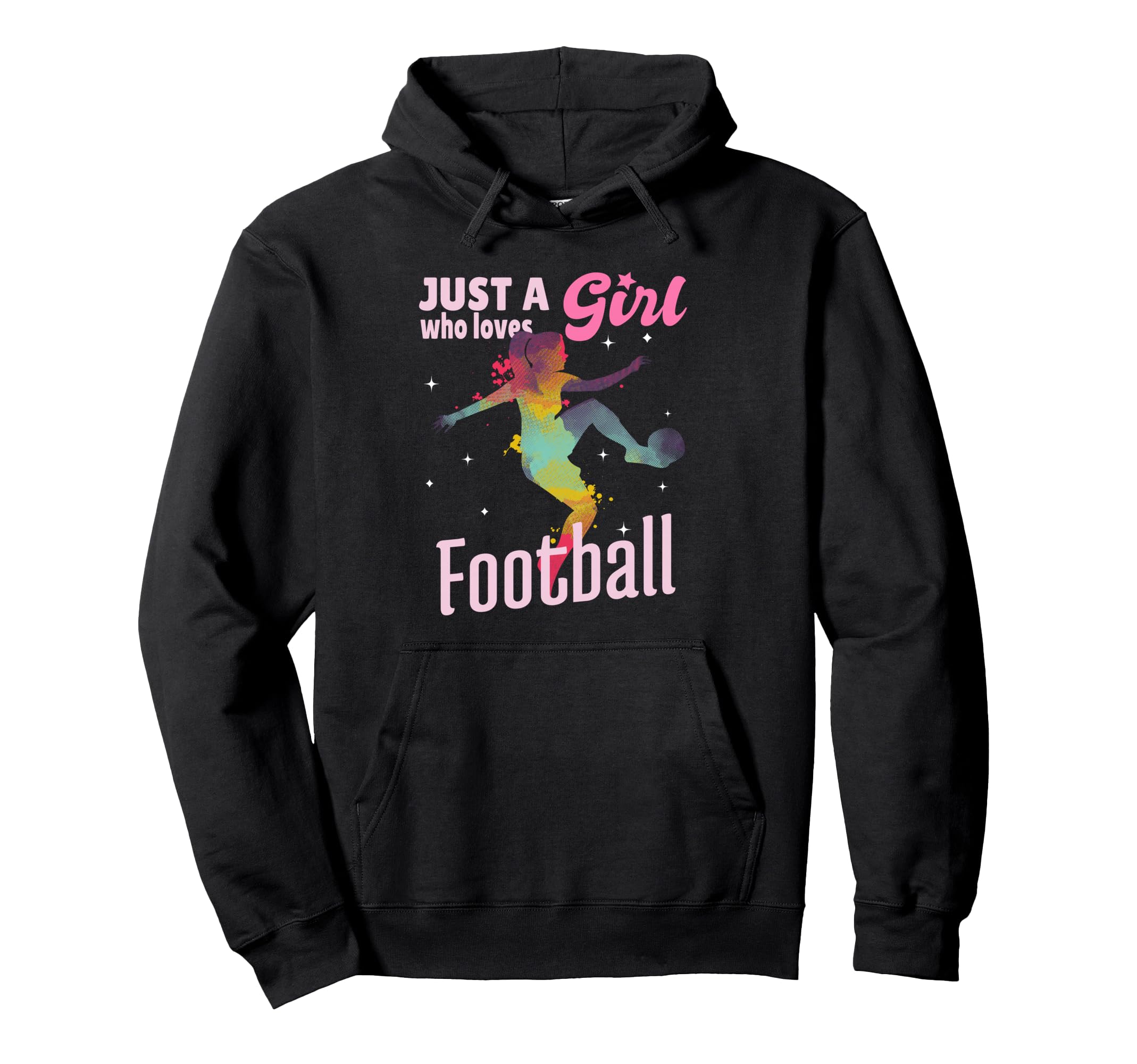 Just Who Loves Football Player Soccer Hoodie - Aesthetic Graphic Men Women