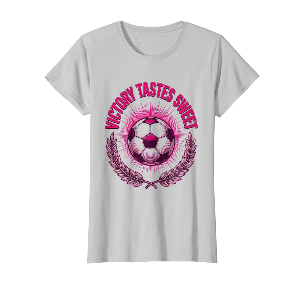 Victory Tastes Sweet Soccer T-Shirt - Casual Everyday Wear for Adults