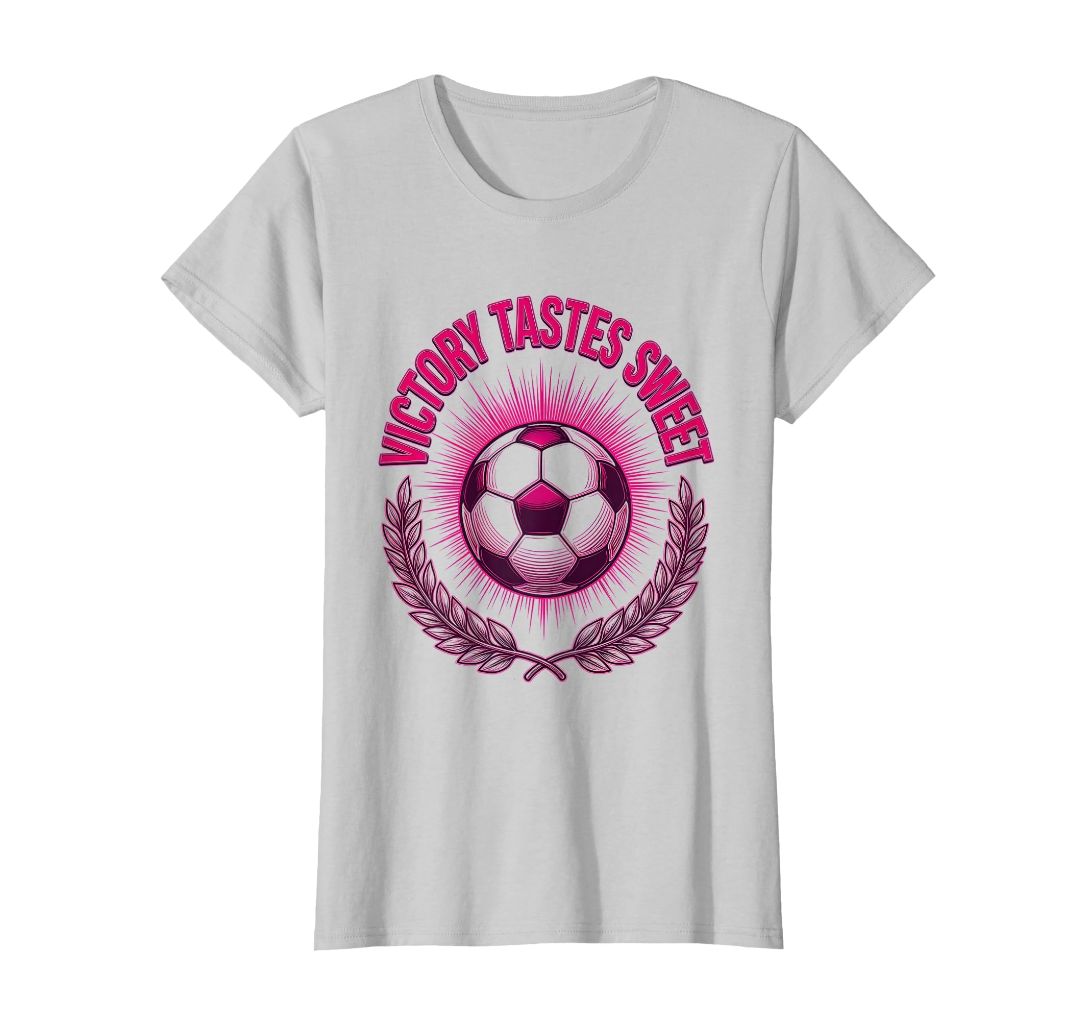 Victory Tastes Sweet Soccer T-Shirt - Casual Everyday Wear for Adults