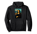 Mona Lisa Loves Soccer Spinning Ball Her Hoodie - Novelty Apparel Unisex
