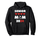Senior Mom Class 2024 Soccer Mom Hoodie - Novelty Apparel Men Women