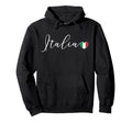 Italia Simple Love Italian Flag Heart Italy Hoodie - Graphic Print Unisex