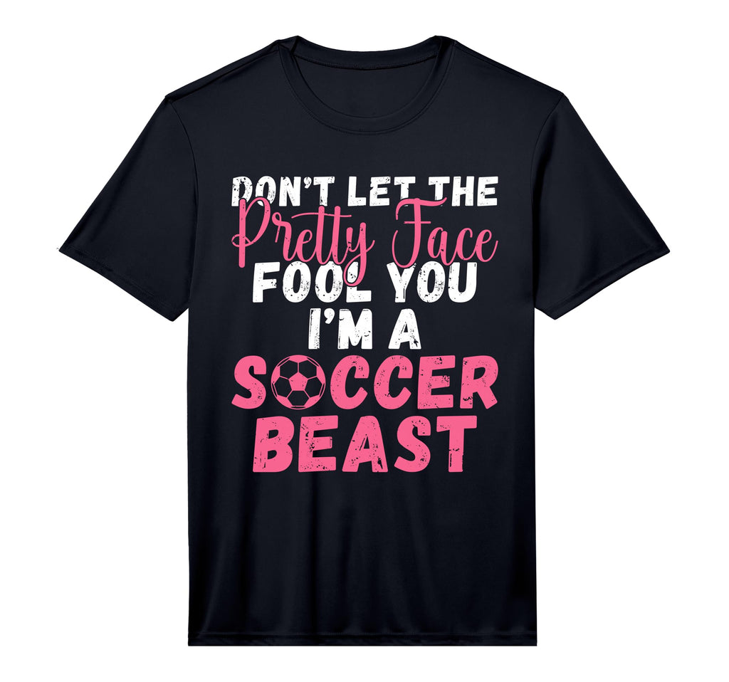 Mens Dont Let Pretty Face Fool You T-Shirt - Fun Novelty Design Men Women