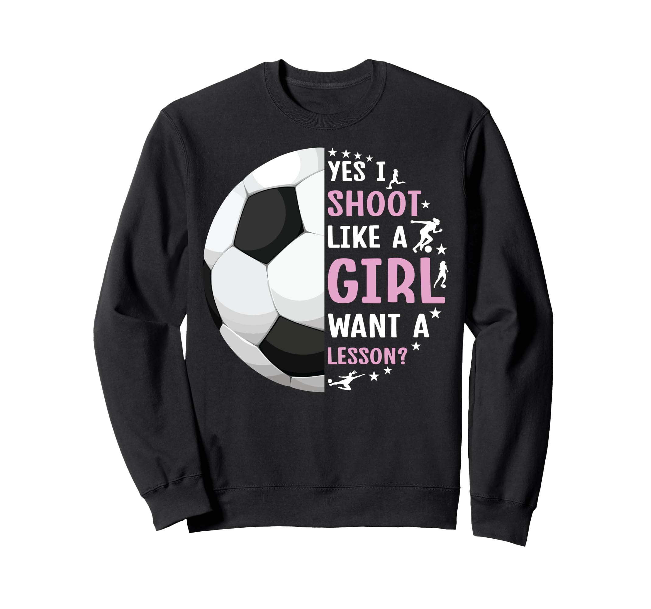 Funny I Shoot Like Want Lesson Sweatshirt - Novelty Apparel for Adults