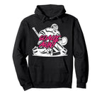 Ice Hockey Goalie Aunt Hockey Keeper Hoodie - Minimalist Print Unisex