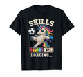67 Soccer Unicorn Skills Loading Win T-Shirt - Minimalist Print Men Women