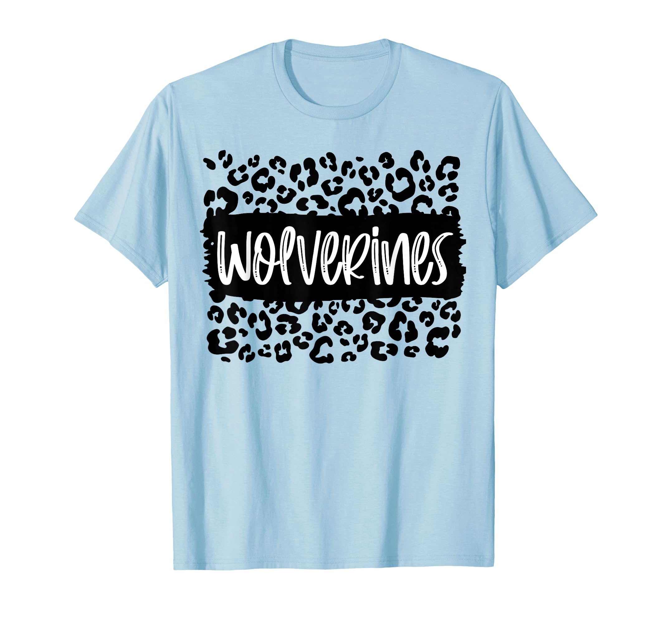 Wolverines Team Mascot School T-Shirt - Fun Novelty Design for Adults