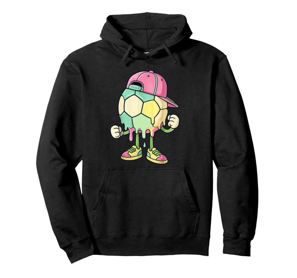 Ice Cream Drip Soccer Sports Soccer Drip Hoodie - Unique Graphic Unisex