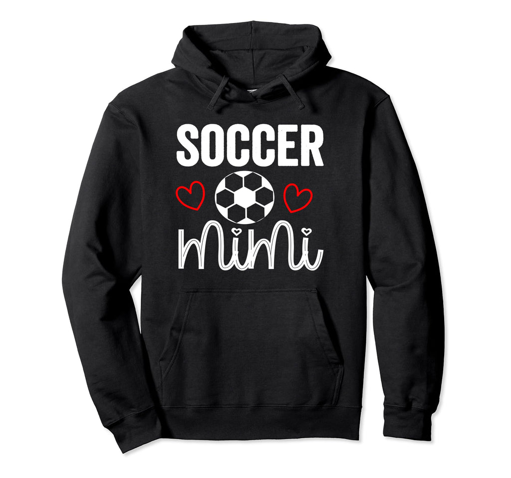 Soccer Mimi Proud Funny Sports Mom Soccer Hoodie - Minimalist Print Unisex