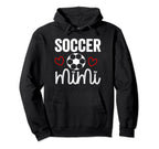 Soccer Mimi Proud Funny Sports Mom Soccer Hoodie - Minimalist Print Unisex