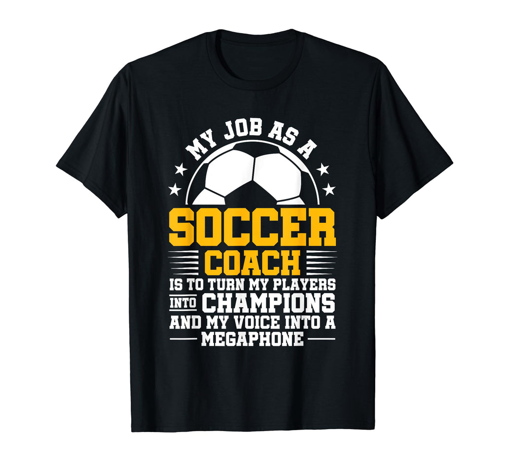 Funny Soccer Soccer Coach Turn My Players T-Shirt - Unique Graphic Unisex