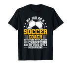 Funny Soccer Soccer Coach Turn My Players T-Shirt - Unique Graphic Unisex