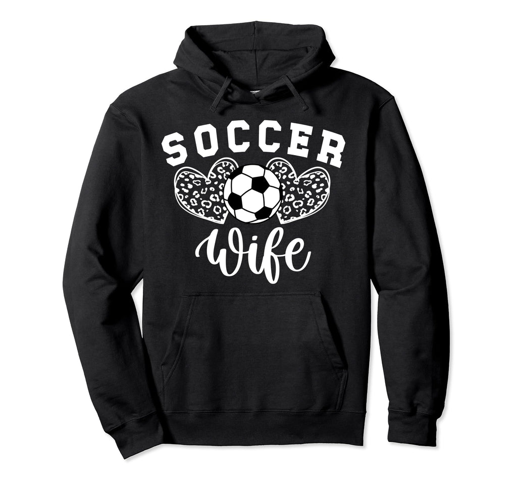 Soccer Coach Wife Hearts Wife Soccer Hoodie - Streetwear Style Men Women