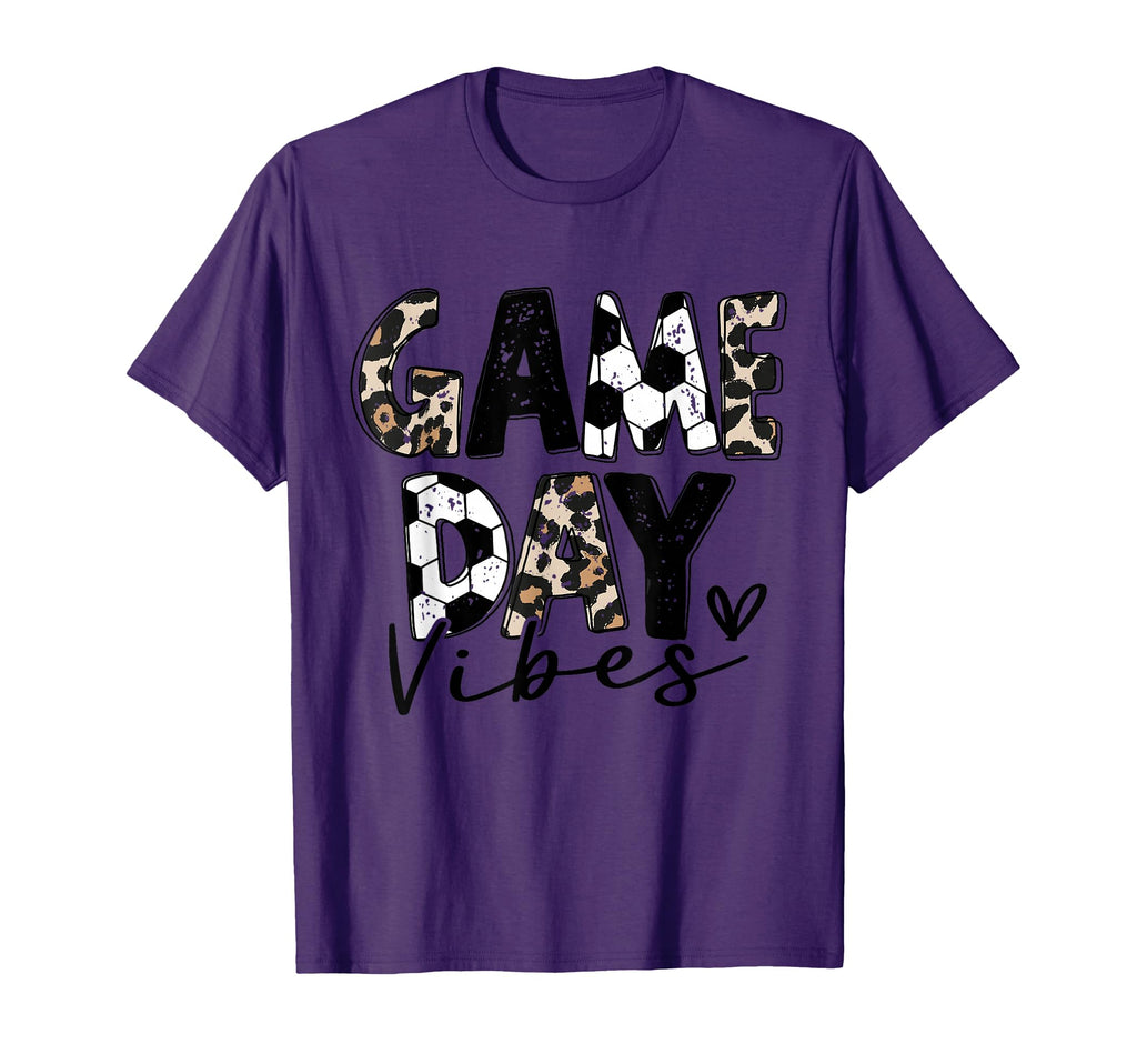 Soccer Game Day Vibes Mom Soccer Mama T-Shirt - Trendy Graphic Unisex