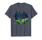 Born To Play Soccer Athlete Passion T-Shirt - Streetwear Style for Adults
