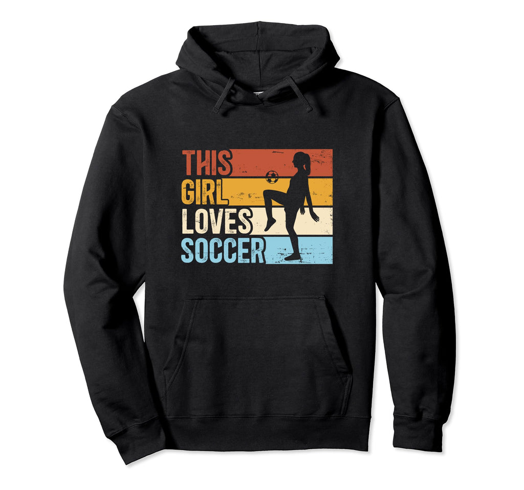 Sport Funny This Loves Soccer Hoodie - Fun Novelty Design Men Women