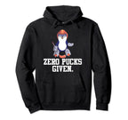Penguin Hockey Goalkeeper Funny Zero Hoodie - Casual Everyday Wear Unisex