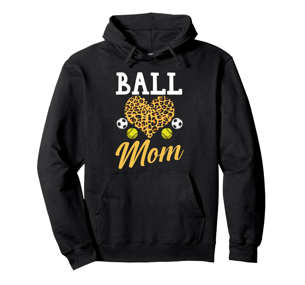Ball Mom Softball Hoodie - Trendy Graphic Men Women