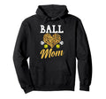 Ball Mom Softball Hoodie - Trendy Graphic Men Women