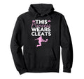 Soccer Princess Wears Cleats Football Hoodie - Minimalist Print Men Women