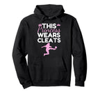 Soccer Princess Wears Cleats Football Hoodie - Minimalist Print Men Women
