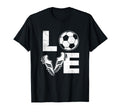 Love Soccer Player Soccer Lover T-Shirt - Novelty Apparel for Adults