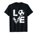 Love Soccer Player Soccer Lover T-Shirt - Novelty Apparel for Adults