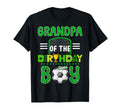Grandpa Birthday Soccer Goal Family T-Shirt - Aesthetic Graphic Men Women