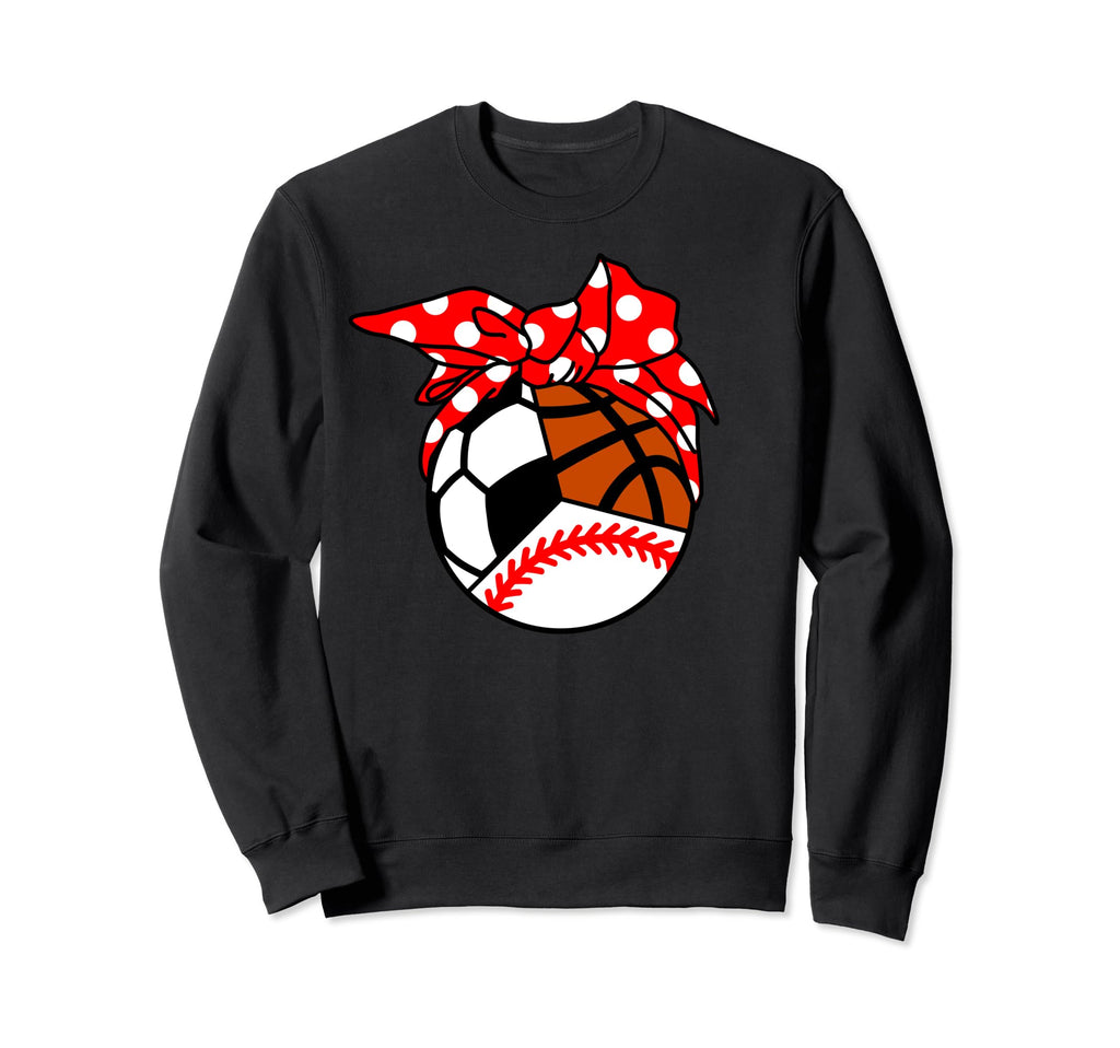 Baseball Soccer Basketball Player Sweatshirt - Streetwear Style for Adults