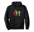 Soccer Players Silhouettes Soccer Hoodie - Novelty Apparel Unisex