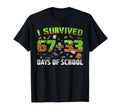 I Survived 100 Days School 67 33 Game T-Shirt - Custom Art Print Men Women